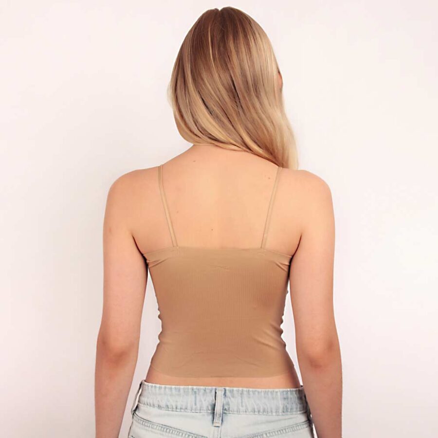 Petalane Top-Modell Elva in beige Rückenansicht